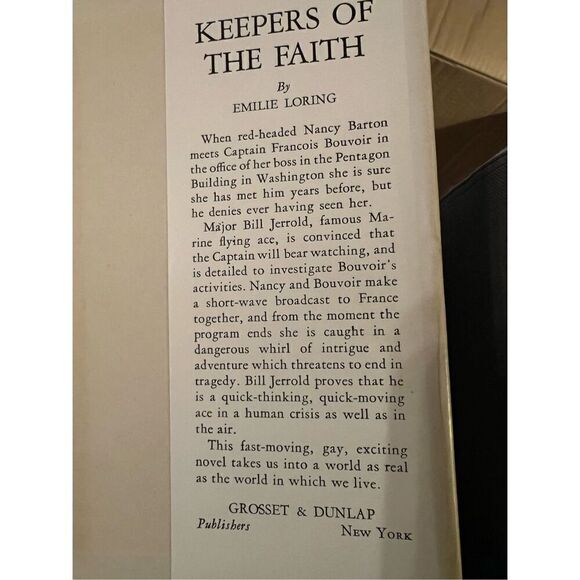 Beyond the Sound of Guns Vintage Romance by Emile Loring 1945 - Picture 5 of 5